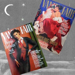 Vintage Vanity Fair Magazines with Demi Moore - 90s Collectible Bundle